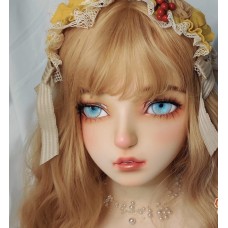 (WDoll)High Quality Handmade Cheap Female/Girl Resin Half Head Special Makeup Cosplay Japanese Animego BJD Kigurumi Doll Mask